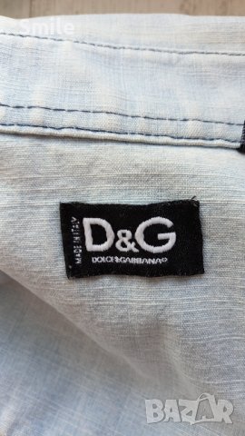 Риза дънкова Dolce&Gabbana / оригинал, снимка 8 - Детски ризи - 42765183