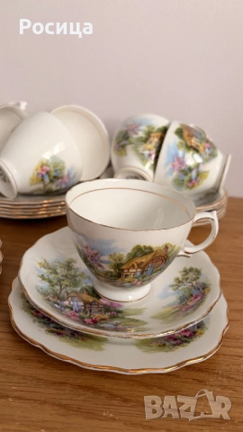 Сервиз за чай Royal Vale-20 части, снимка 2 - Сервизи - 54011044