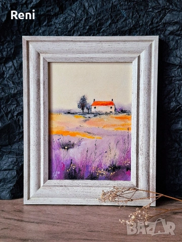 Летен ден, пастелна картина, оригинал, снимка 2 - Картини - 54272173