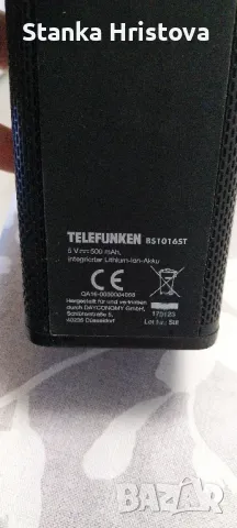 Преносима  Bluetooth Колонка TELEFUNKEN. , снимка 5 - Bluetooth тонколони - 48692188