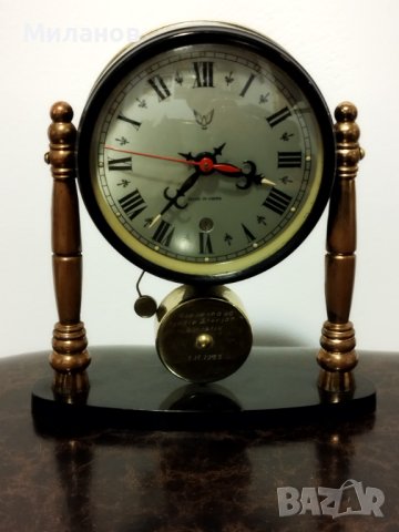 Стар механичен китайски будилник, настолен часовник, снимка 1 - Колекции - 44262422