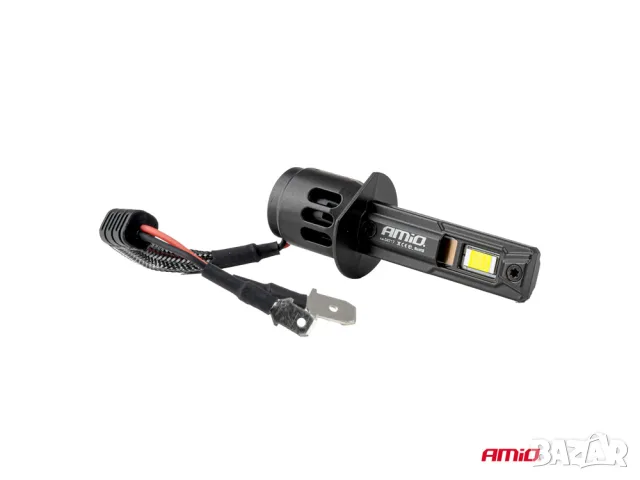 LED крушки AMiO F25 Pro Black H1 6000K 68W 12-24V CANBUS, снимка 4 - Аксесоари и консумативи - 55868736