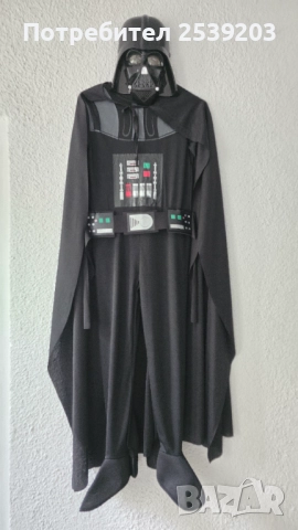 Костюм Дарт Вейдър STAR WARS 9-10 години, снимка 9 - Други - 52290986