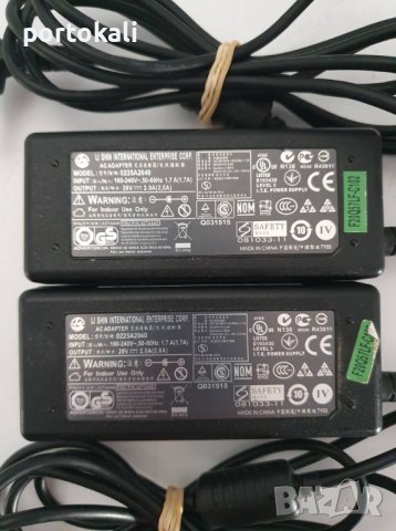 +Гаранция Зарядно за лаптоп захранване PSU 20V 2.0A , снимка 2 - Лаптоп аксесоари - 36974507