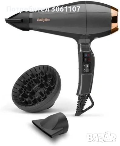 Сешоар BaByliss Air Pro 6719D Йонизация 2 скорости 2200W, снимка 3 - Други - 53378098