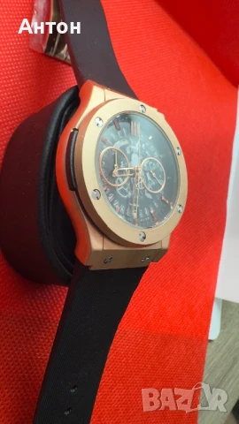 Мъжки часовник Hublot с автоматичен механизъм, снимка 8 - Мъжки - 50988439