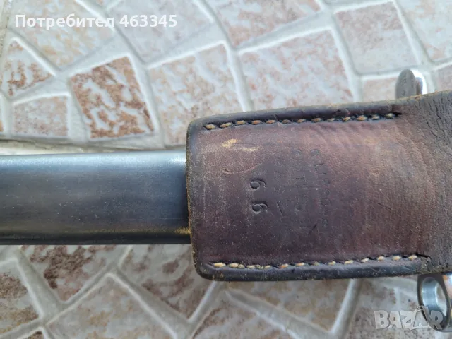 Щик, нож, байонет, Шмид-Рубин, снимка 3 - Антикварни и старинни предмети - 50320931