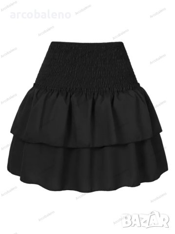 Дамска модна плисирана пола с флорален принт, 11цвята, снимка 9 - Поли - 44439106