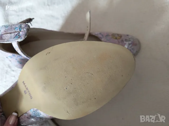 Дамски кожени елегантни обувки  MARTINI номер 40, снимка 8 - Дамски елегантни обувки - 49300720