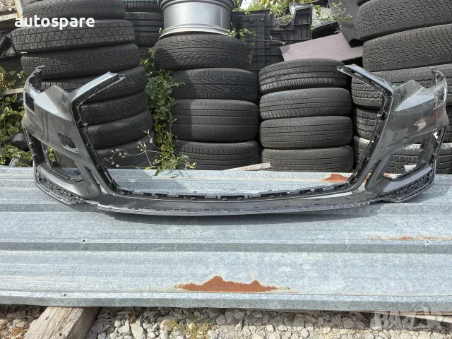 Предна броня Audi A6 C8. Ц8. S-line. 18-25г. Оригинална. 4K0807437F. Ауди А6. 
Код на боята. LZ7S. 
