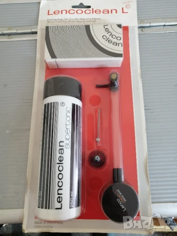 Комплект за почистване на грамофонни плочи LENCOCLEAN L, снимка 1