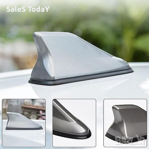 Антена за автомобил, акула,  електрическа, тъмно сива, снимка 2 - Части - 42820087