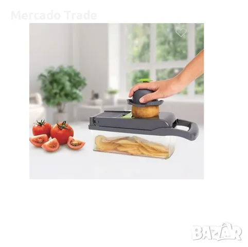 Многофункционално ренде Mercado Trade, За храна, С място за съхранение. 12ч., снимка 3 - Аксесоари за кухня - 49246341