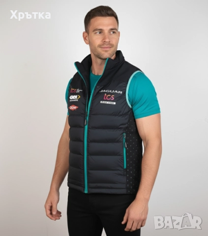 Jaguar Racing Team Vest - Оригинален мъжки елек размер M, снимка 2 - Якета - 48890826