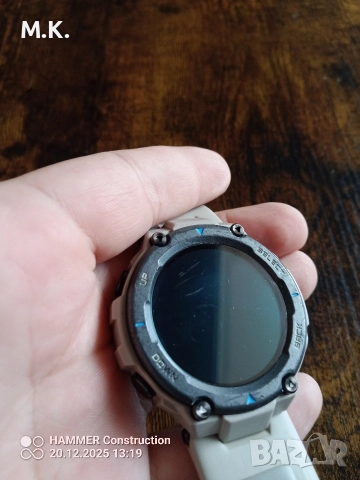 Amazfit T-Rex pro Gray смарт часовник 