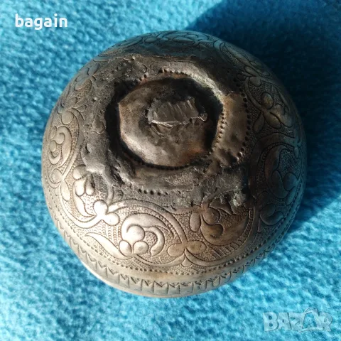 Възрожденски тас, сачан, 19-ти век., снимка 2 - Антикварни и старинни предмети - 56188025