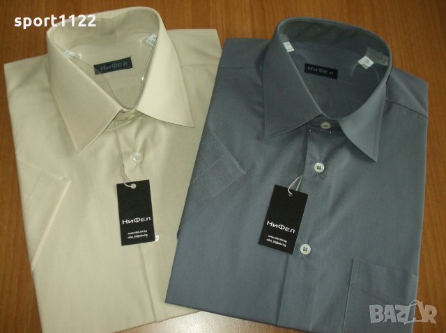 Нови/L/мъжки ризи/къс ръкав, снимка 1 - Ризи - 29092877
