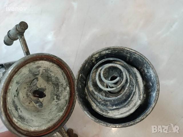 Миньорска лампа- карабитена, снимка 8 - Антикварни и старинни предмети - 51944615