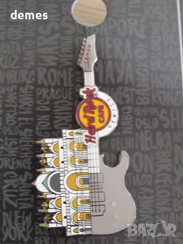 Оригинална метална значка Hard Rock Cafe Венеция, Италия, снимка 2 - Колекции - 36421570
