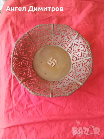 Трети райх месингова панера , снимка 2 - Антикварни и старинни предмети - 49884158