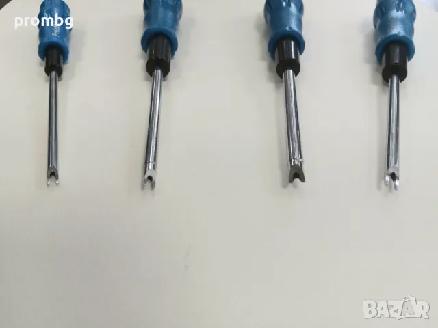 отвертки 4 бр. тип вила, вилици, U образни, защитна отвертка, срязана, снимка 4 - Отвертки - 47533509