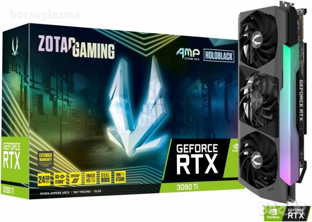 ZOTAC GAMING GeForce RTX 3090 Ti AMP! Extreme Holo 24G, 24576 MB GDDR6X, снимка 1