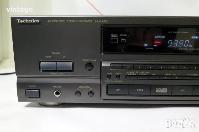 Technics SA-GX350 AV Control Stereo Receiver, снимка 2 - Ресийвъри, усилватели, смесителни пултове - 56414092