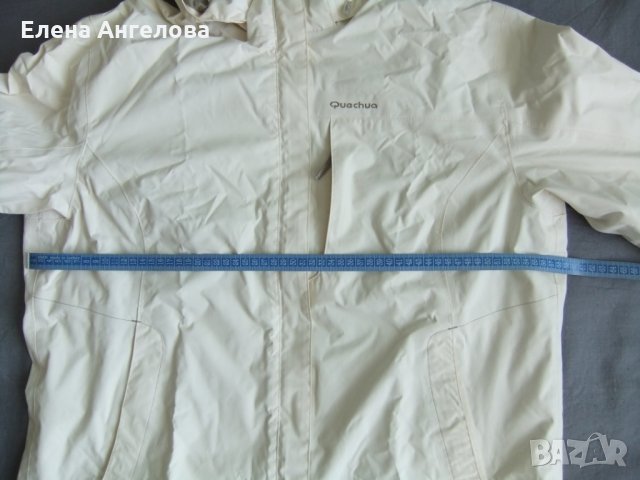 Дамско яке QUECHUA цвят екрю, ново, снимка 10 - Якета - 32029197