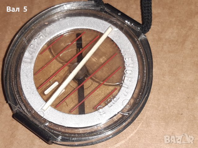Стар компас с течност , с кутия и документ - СССР, снимка 3 - Антикварни и старинни предмети - 44215181