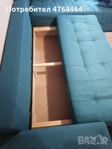 Ъглов разтегателен диван , снимка 4 - Дивани и мека мебел - 53924112