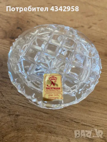 Vintage. Nachtmann.Кристална кутия за бижута.