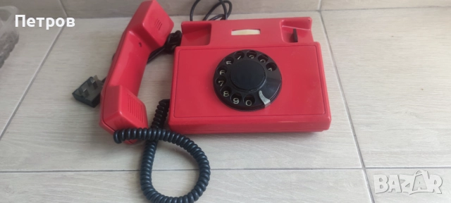 Стар телефон , снимка 4 - Антикварни и старинни предмети - 52476314