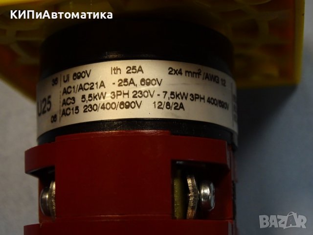 панелен ключ Lovato GN25 10 U25, снимка 4 - Резервни части за машини - 36920423
