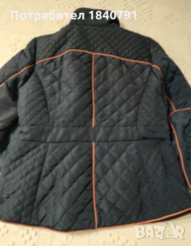 H&M Синьо дамско яке № 44 – вталено, до ханша, снимка 7 - Якета - 32195067