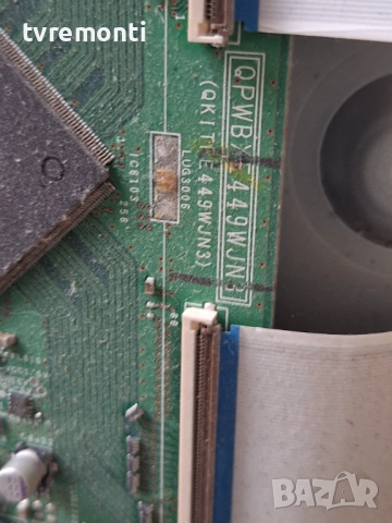MAIN BOARD, QPWBXE449WJN3 KE449WE02 за 32-инчов телевизор SHARP Модел LC-32D44E-BK , с дисплей LC32D, снимка 2 - Части и Платки - 52374286
