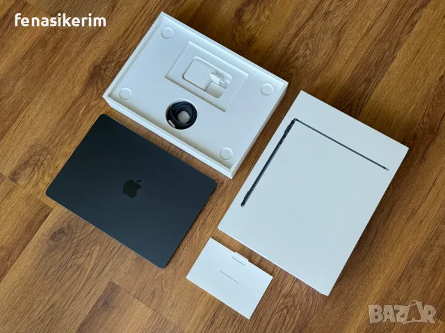 НОВ 13.6' Apple MacBook Air M4 2025 Midnight - 16GB RAM/256GB SSD/Батерия 100%