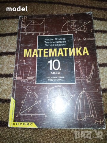 Учебник по Математика за 10 клас Анубис , снимка 1