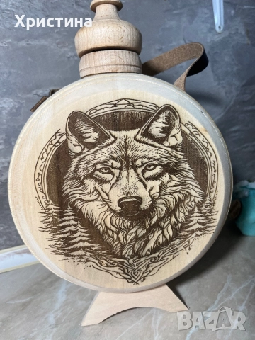 Бъклица (подарък за мъж) лазерно гравиране, снимка 7 - Ръчно изработени сувенири - 49142382