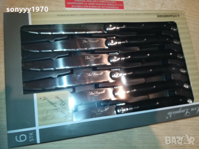 laguiole 6бр BLACK-knives france 2802211925, снимка 13 - Колекции - 31989002