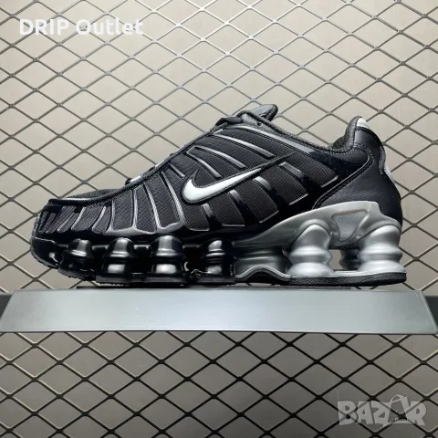 !НОВИ! Nike Shox TL | Black/Silver | + КУТИЯ, снимка 2 - Маратонки - 54167936