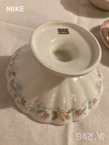 Порцелан- малки чинийки и каничка, снимка 8 - Други - 52333595