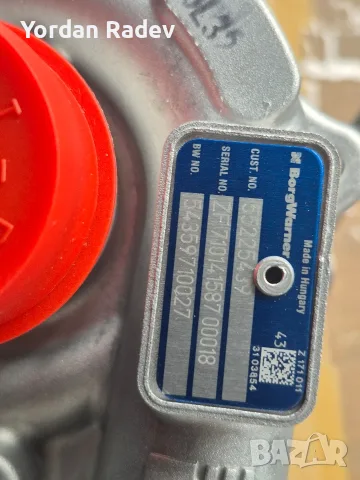 Ново оригинално турбо BorgWarner за Fiat / Opel / Alfa Romeo 1.3 Multijet CDTI (55225439), снимка 5 - Части - 56217214