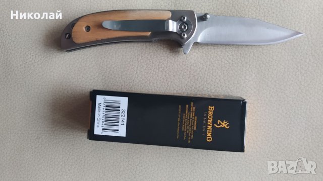 Сгъваем джобен нож Browning, снимка 2 - Ножове - 31058615