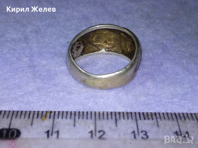 ВЕЛИКОЛЕПЕН СКЪПОЦЕНЕН АВТОРСКИ МАРКОВ СРЕБЪРЕН ПРЪСТЕН СРЕБРО със СИНТЕТИЧНИ ДИАМАНТИ 41067, снимка 10 - Пръстени - 42866755