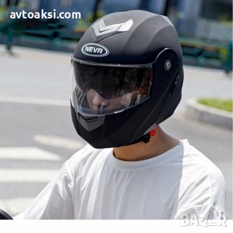 КАСКА ЗА МОТОР МОДУЛАРНА -2402Б, снимка 5 - Аксесоари и консумативи - 39790796