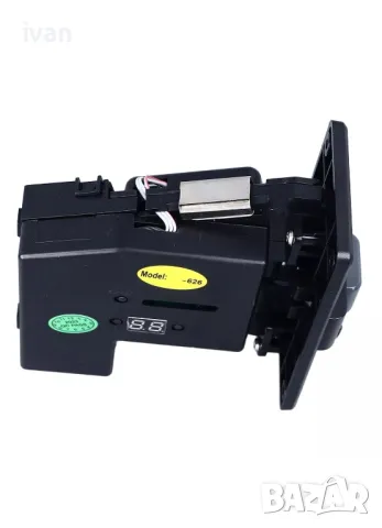 Монетник за до 9 вида монети или жетони. Захранване на 12 волта. 
, снимка 2 - Друго търговско оборудване - 49845127