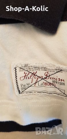 Original Vintage TOMMY HILFIGER DENIM Half Button Long Sleeve Sweatshirt, снимка 6 - Суичъри - 38314864