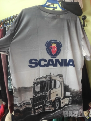 SCANIA тениски -големи размери, снимка 2 - Аксесоари и консумативи - 52423365