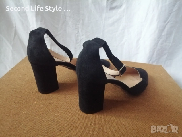 Manfield № 39 дамски елегантни обувки сандали на ток , снимка 4 - Дамски обувки на ток - 54096594