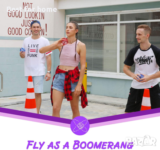 LED летяща топка Flynova Pro, Акумулаторна с USB, Червена Синя, снимка 6 - Влакчета, самолети, хеликоптери - 44781987